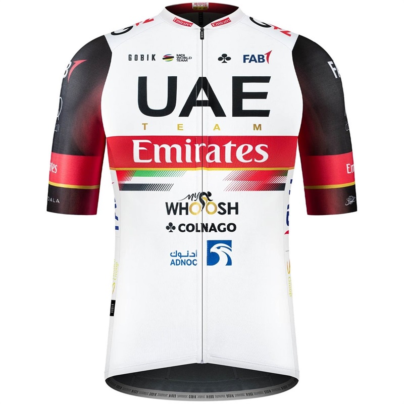 Áo thun tay ngắn cổ tròn in hình xe đạp Cbox 21ss Aaa Grade Pro Team Uae Team Emirates đội tuyển Pháp