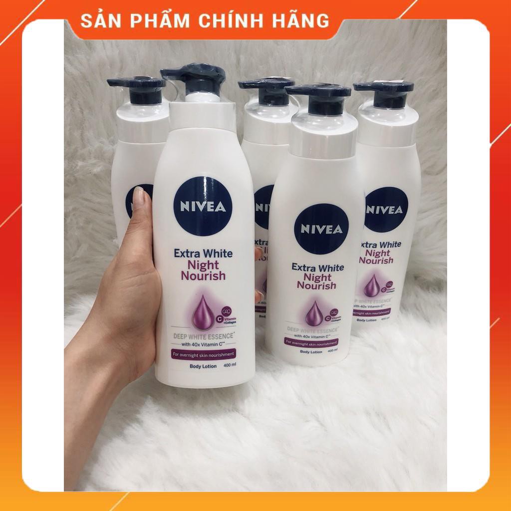 Sữa Dưỡng Thể Trắng Da Nivea Ban Đêm 350ml