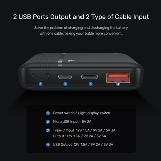 Sạc Dự Phòng TOPK I1015P 10000mAh