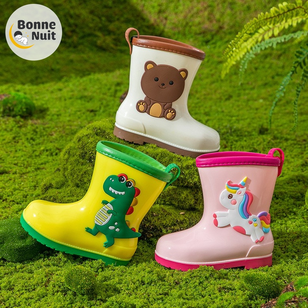 Ủng đi mưa gấu Bear trendy, siêu mềm và chống trượt cho bé