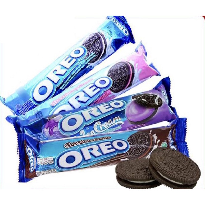 Bánh quy Oreo kem Dâu/Kem Lạnh Việt Quất/Vani/Socola 123,5g/ 66,5g
