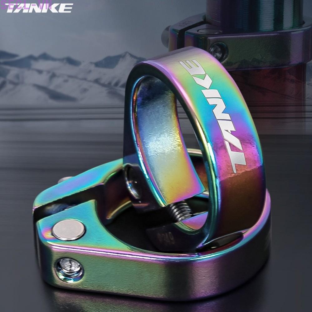 MTB Road Bike Aluminum Alloy Seat Post Clamp 31.8/34.9mm Seatpost Clamp Durable