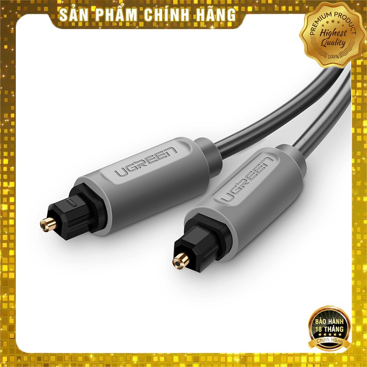 Cáp Audio quang Toslink, Optical Ugreen 10768 dài 1m cao cấp - HapuStore