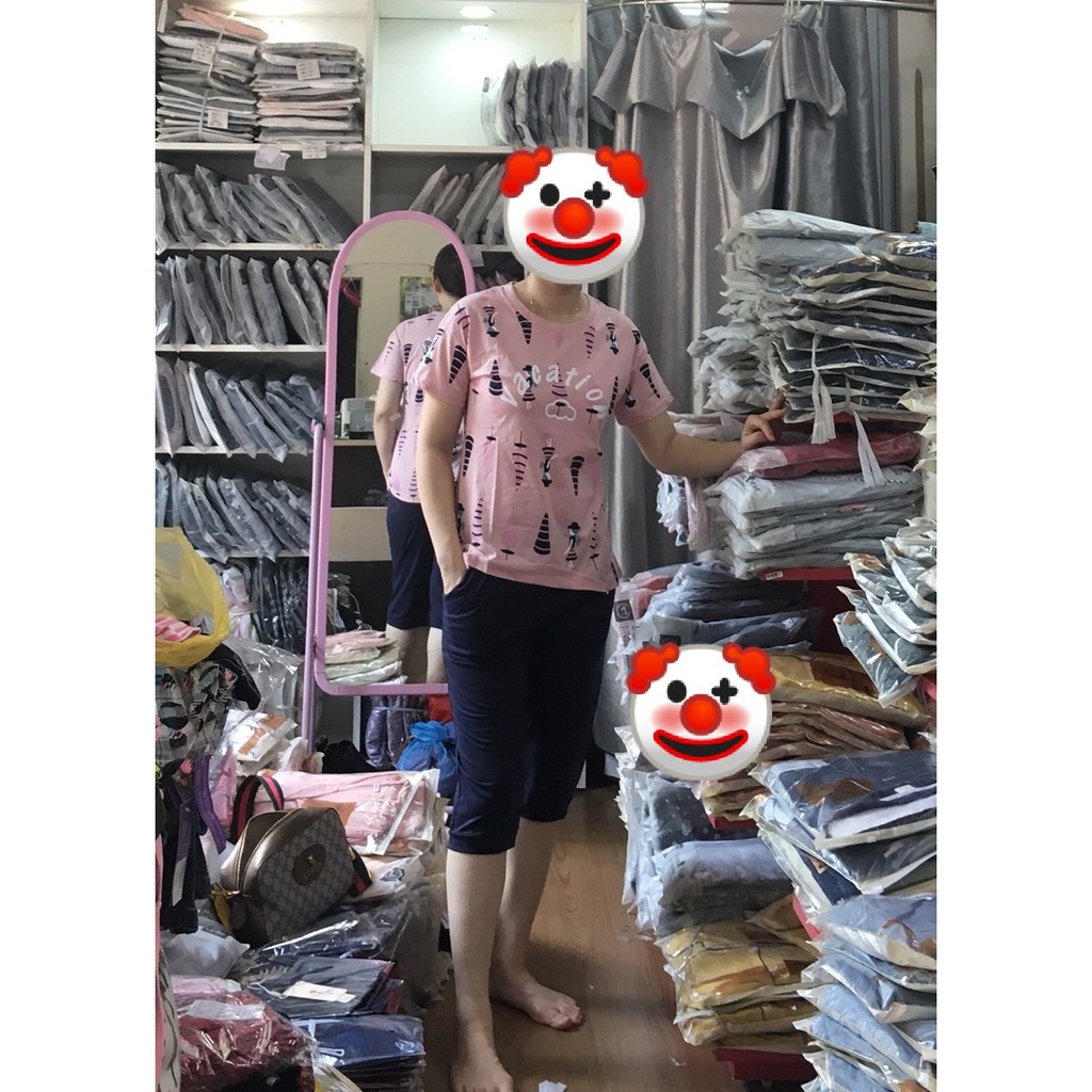 [ẢNH THẬT ] Bộ lửng nữ cotton 100% cực kỳ mềm mại, thoáng mát, tông hồng tôn da, size M-2XL | BigBuy360 - bigbuy360.vn