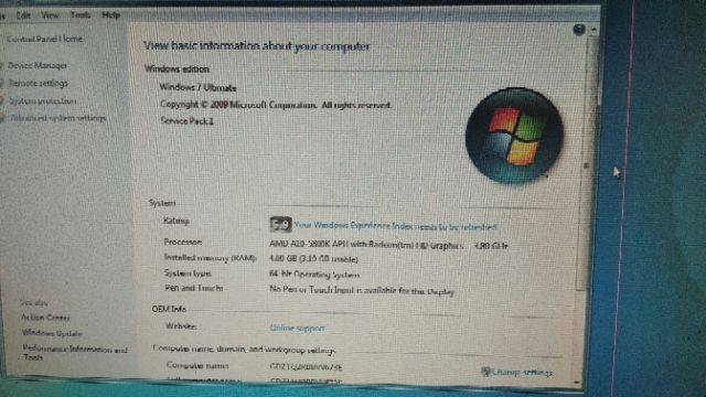 Thùng máy A10 5800k chơi Fifa 4, LMHT