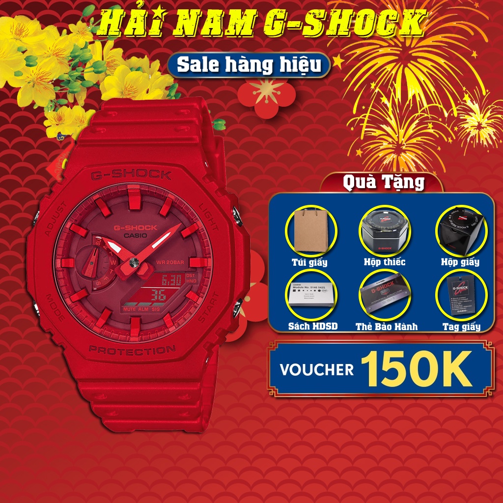 Đồng hồ nam G-SHOCK GA-2100-4A | GA-2100 | GA2100 | Full phụ kiện | Bảo hành 2 năm