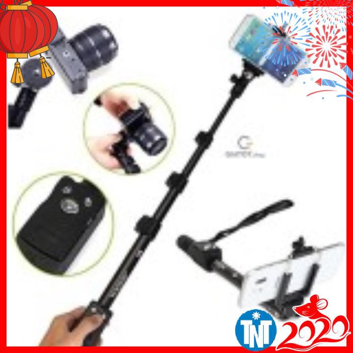 Combo Chân đế chụp hình bluetooth 1288 và Tripod 1288 Yunteng cao cấp