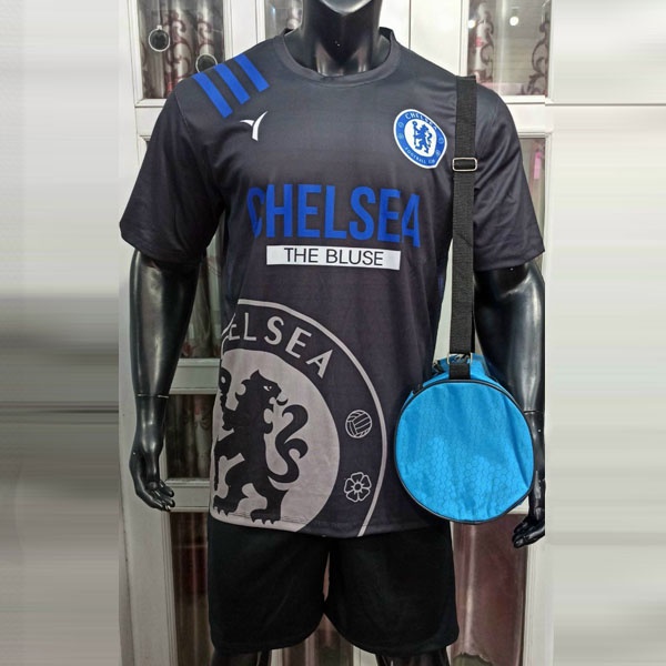 Áo Bóng Đá Big Size Nam Club Chelsea Màu Đen Mẫu Thiết Kế Độc Lạ