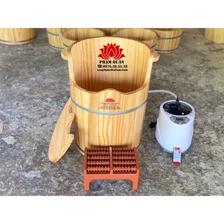 Thùng gỗ xông chân gỗ thông loại 1