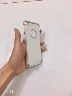 Ốp chống sốc iphone 7,7plus viền trắng