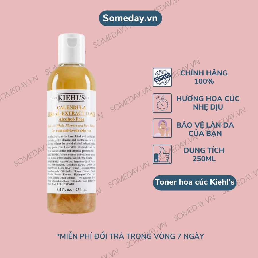 Toner Hoa Cúc Kiehl's 250ml-500ml - Sữa rửa mặt Hoa Cúc Kiehl's - Toner Kiehls Hàng Chính Hãng đủ Bill