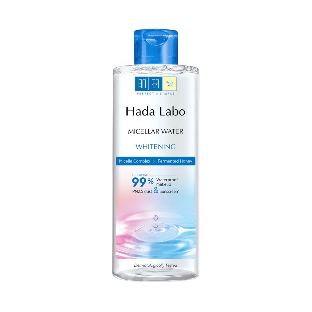 Nước tẩy trang sạch sâu dưỡng trắng Hada Labo Micellar Water Whitening 240ml