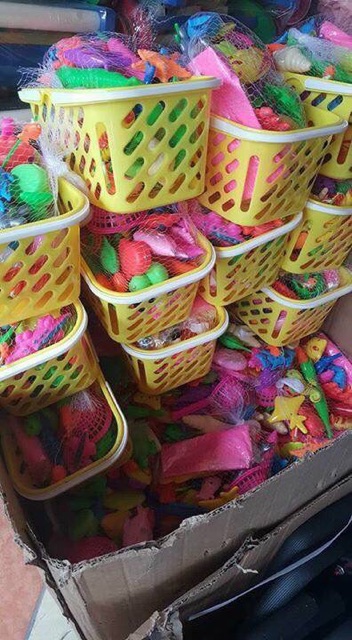 Rổ câu cá tặng bể câu cho bé