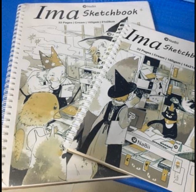 [Chính hãng] Sổ vẽ Nabii Ima Sketchboook 160gsm size a4 và a5