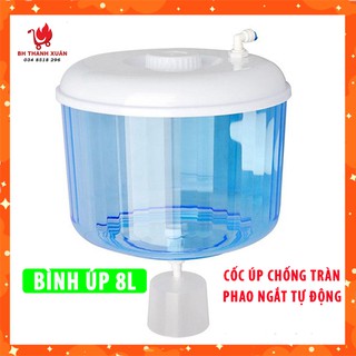 Bình úp cây nước nóng lạnh Phao Chống Tràn, Có đầu lấy nước trực tiếp từ máy lọc nước Thế hệ mới 2020