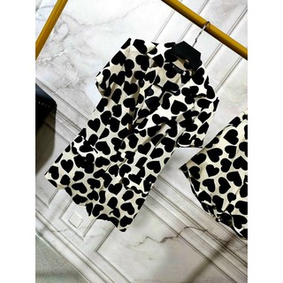 [SARA] SÉT BỘ VEST 3 MÓN HÌNH TRÁI TIM