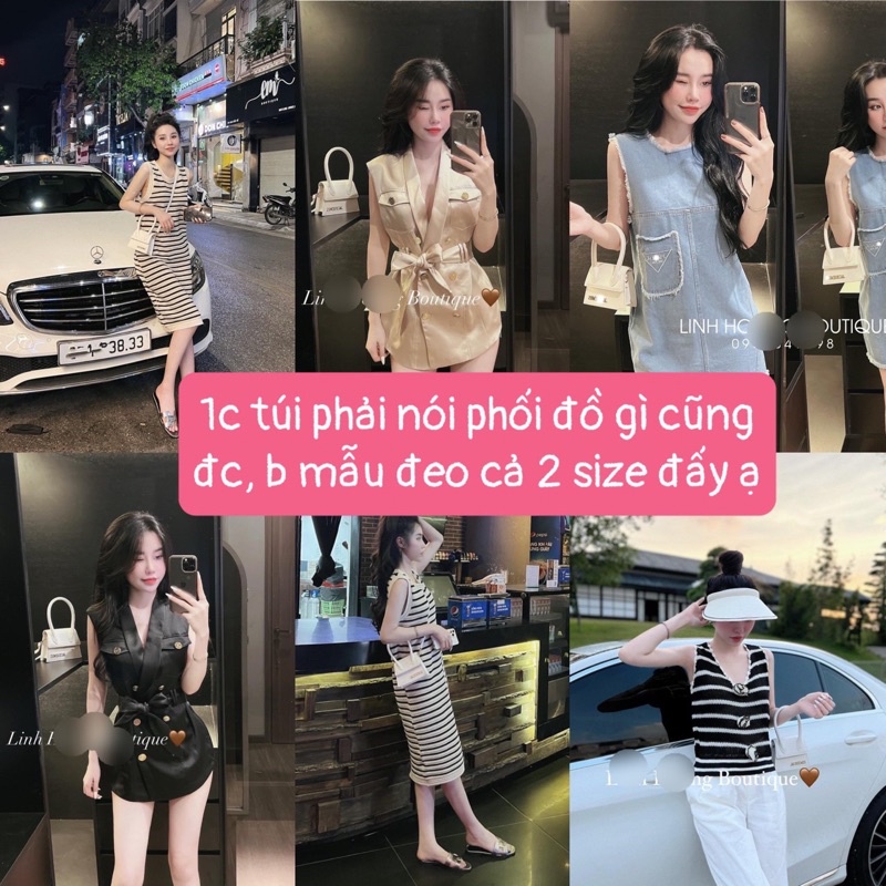 Túi Jac quen mini kèm dây đeo chéo full hộp chuẩn hàng qc đẹp #185