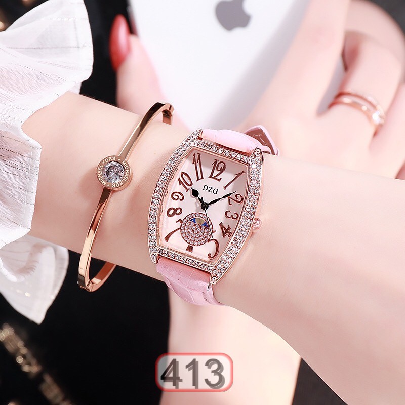 ĐỒNG HỒ NỮ DÂY DA DZG LUCATY 413 SANG CHẢNH CỰC HOT | BigBuy360 - bigbuy360.vn