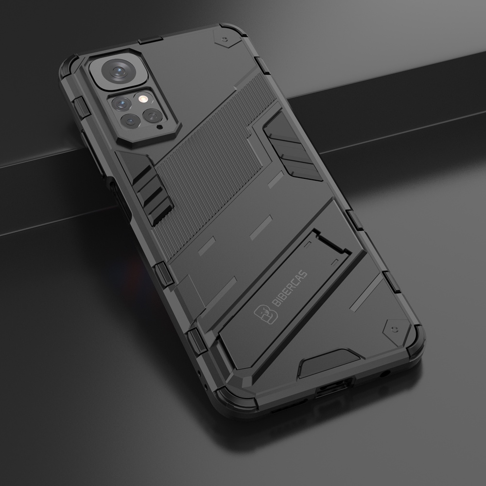 Ốp lưng Xiaomi Redmi Note 12 7 9s 10 11 11S 11T 11E Pro Max 4G 5G chống sốc có giá đỡ Iron Man PUNK cao cấp