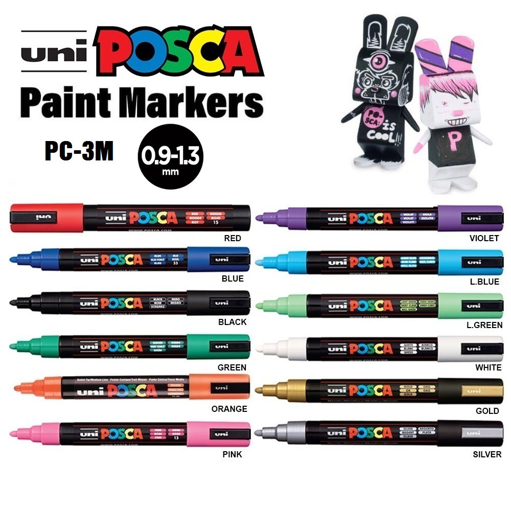 Bút vẽ trên nhiều chất liệu Uni Posca Paint Marker PC-3M
