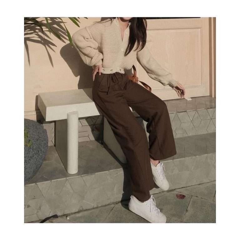 Áo khoác len cardigan móc viền kiểu 3 nút thời trang thu đông ulzzang Hàn Quốc Fmstyle Saigon 21KLU11P50901 | BigBuy360 - bigbuy360.vn