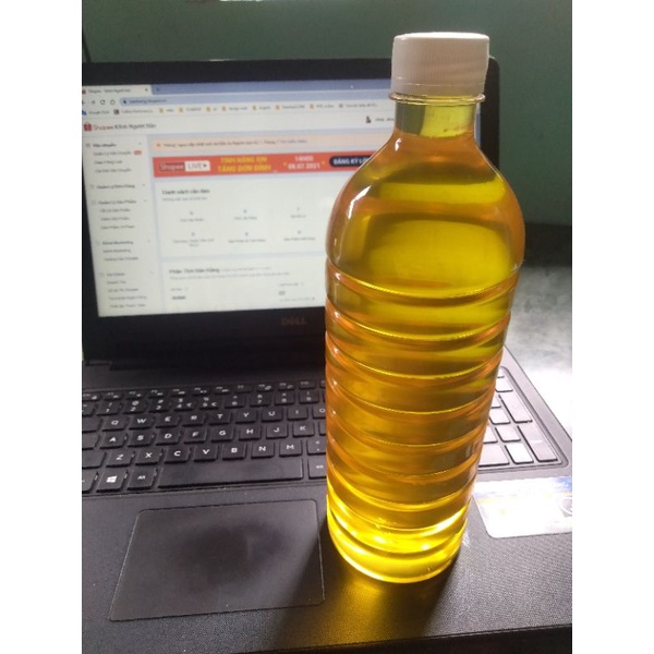 Dầu lạc/dầu đậu phộng/dầu phộng nguyên chất nhà làm (1 lít) . Dầu phộng Quảng Ngãi nguyên chất 100% bao test từ A-Z
