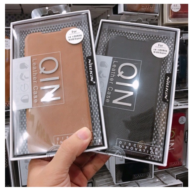 Bao da cho Xiaomi MI 9 2019 hiệu Nillkin QIN leather chính hãng