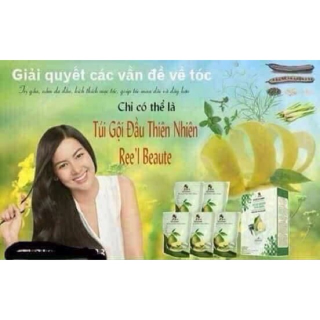 Túi lọc gội đầu thiên nhiên Reel Beauty