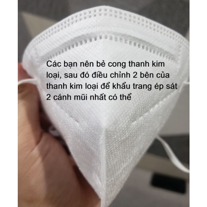 (Hộp 10 cái) Khẩu trang N95 5 lớp, khẩu trang KN95 cao cấp - hàng xuất khẩu đi thị trường Mỹ