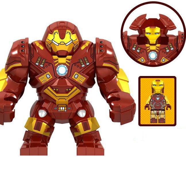 Mô Hình Đồ Chơi Lego Iron Man Hulkbuster Mark 44 + Mark 42