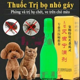 NHỎ GÁY A đặc trị ve, rận, bọ chét cho chó mèo 2.5ml