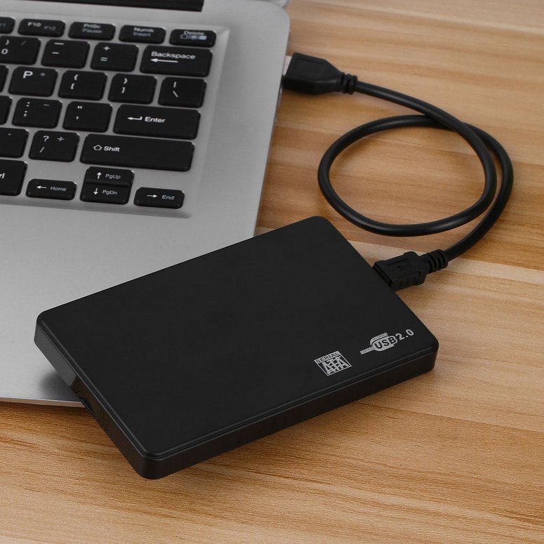 Bộ hộp ổ cứng ngoài HDD 2.5 Inch có cổng USB 2.0 kèm phụ kiện | BigBuy360 - bigbuy360.vn