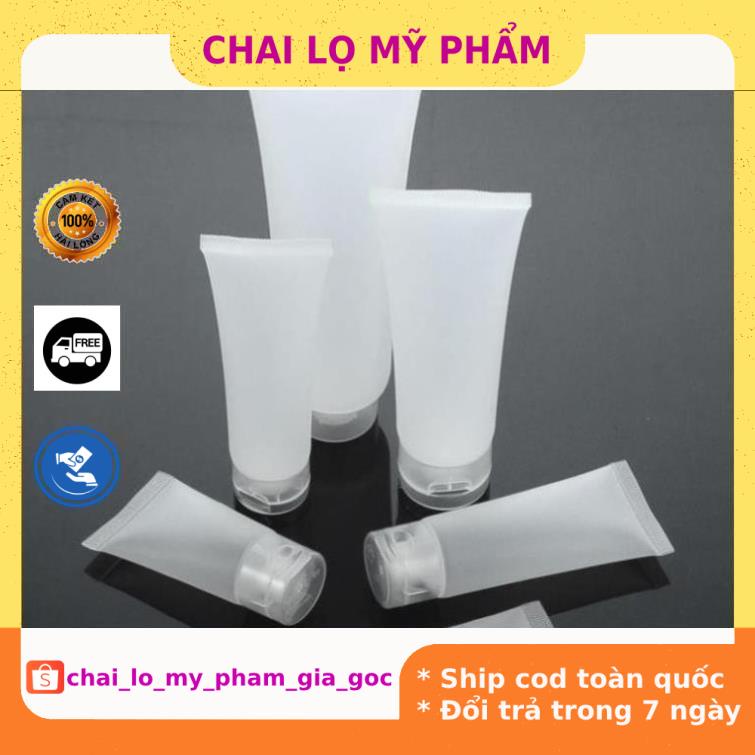 Tuýp Chiết Mỹ Phẩm ❤ Tuýp nhựa (tube) chiết mỹ phẩm 20g chiết mỹ phẩm , phụ kiện du lịch