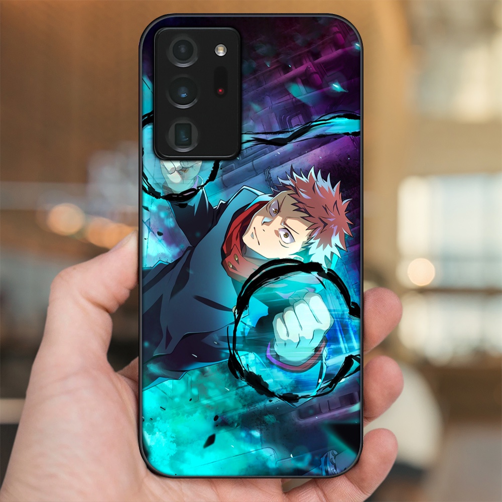 Ốp lưng Samsung Note 20 Ultra viền đen in hình Yuji Jujutsu Kaisen