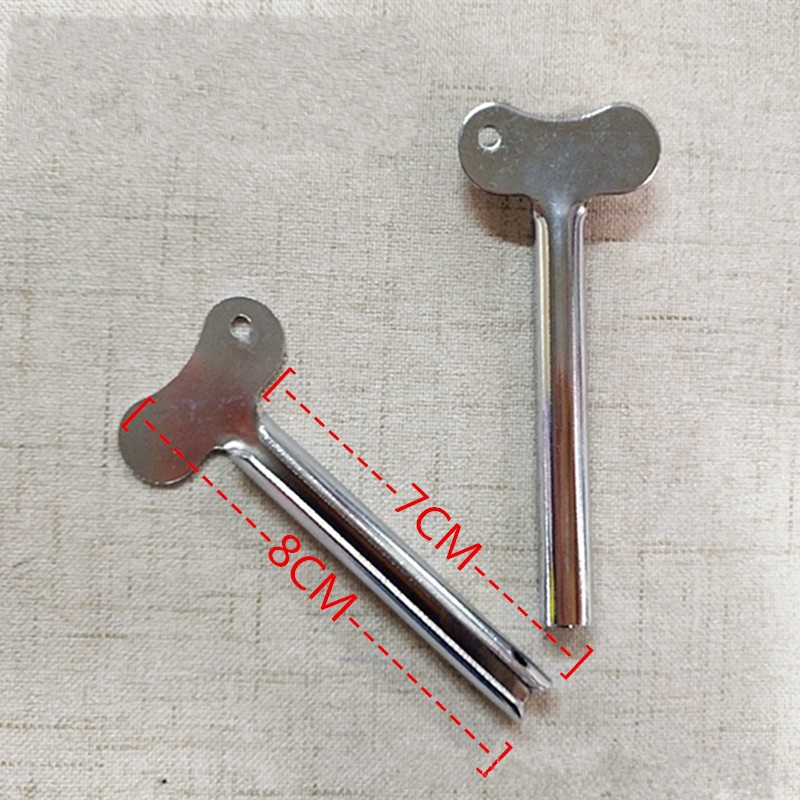 Dụng cụ ép kem đánh răng hình chìa khóa bằng thép không gỉ