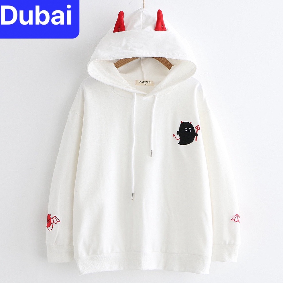ÁO KHOÁC HOODIE NAM NỮ UNISEX CHẤT NỈ MA CUTE SÀNH ĐIỆU HOT TREND 2022 - DUBAI FASHION