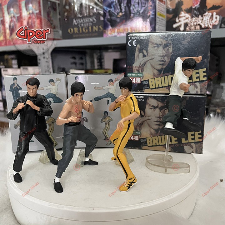 Bộ 4 nhân vật Lý Tiểu Long - Bruce Lee - Figure Bruce Lee