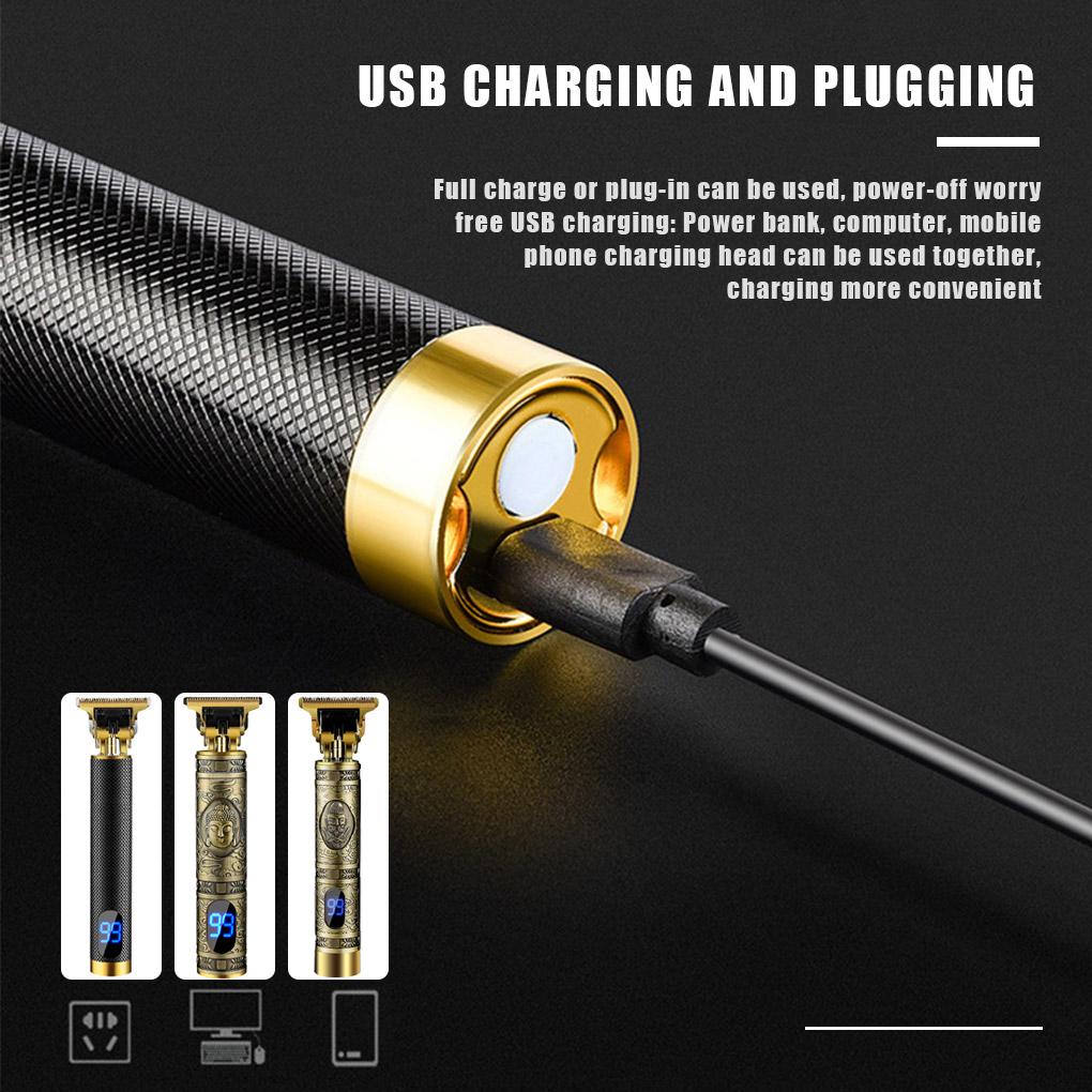 Tông Đơ Hớt Tóc Bằng Điện Có Màn Hình LCD Hiển Thị Tiện Dụng