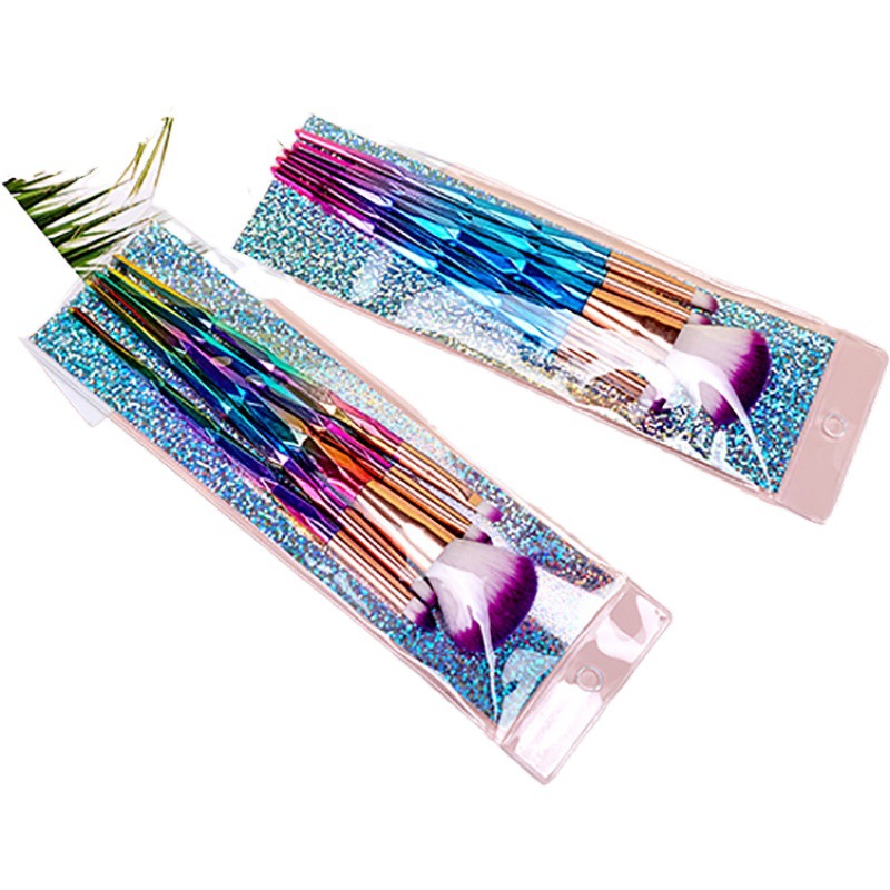 Bộ 5 cọ trang điểm nàng tiên cá đẹp dễ tán mịn màng không vón cục chuyên nghiệp | BigBuy360 - bigbuy360.vn