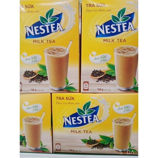 Trà Sữa NESTEA Milk Tea 160g (8 Gói x 20g)