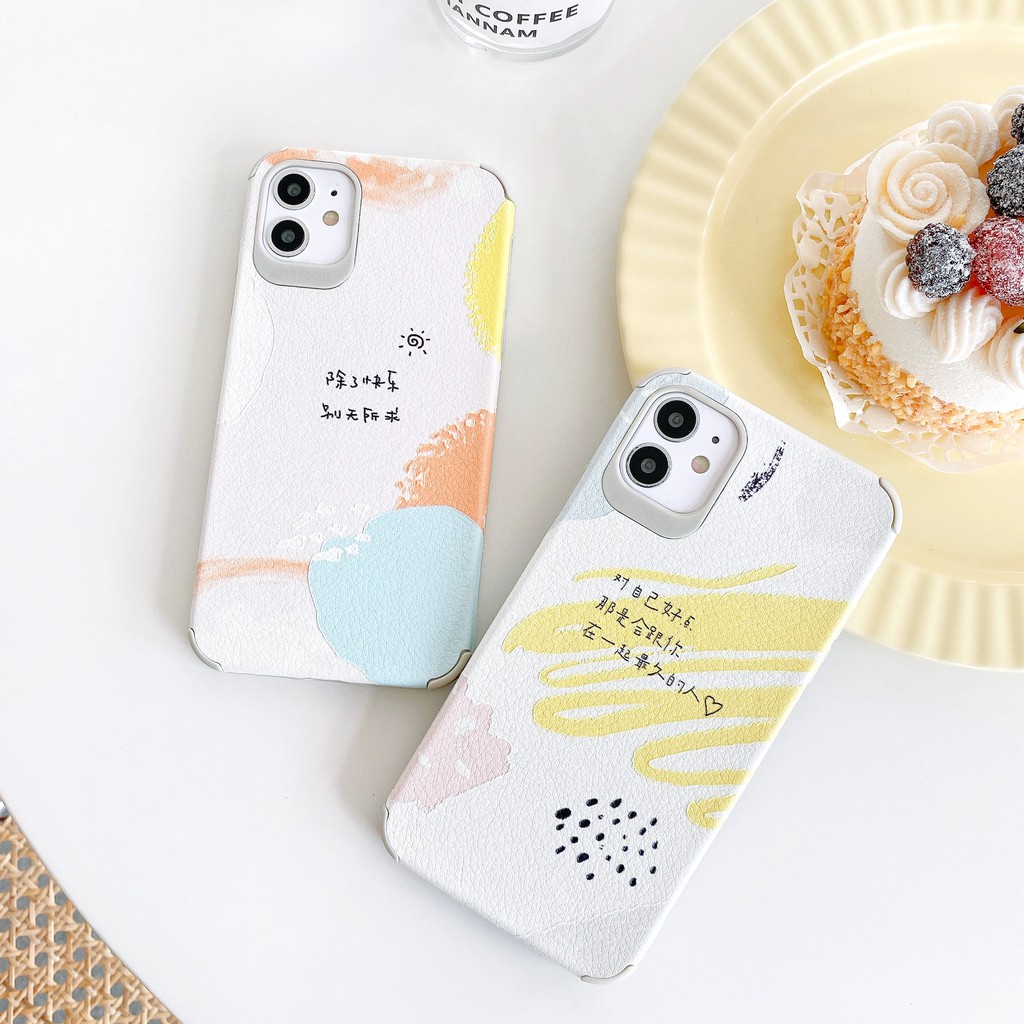 Ốp lưng iphone Simple da viền chống va đập 5/5s/6/6plus/6s/6splus/7/7plus/8/8plus/x/xr/xs/11/12/pro/max/plus/promax | BigBuy360 - bigbuy360.vn