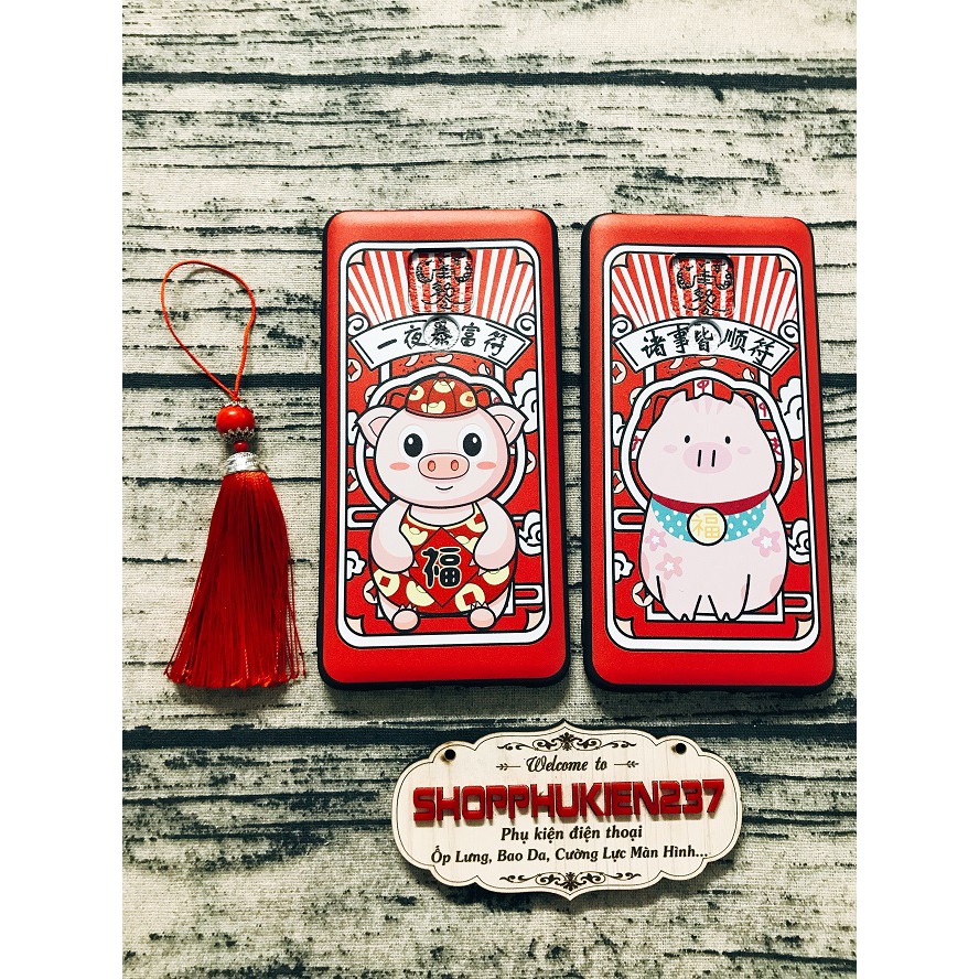 [Freeship toàn quốc từ 50k] ỐP TẾT HUAWEI MATE 20X ỐP DẺO IN HÌNH CHÚ HEO XINH TẶNG KÈM LỤC LẠC