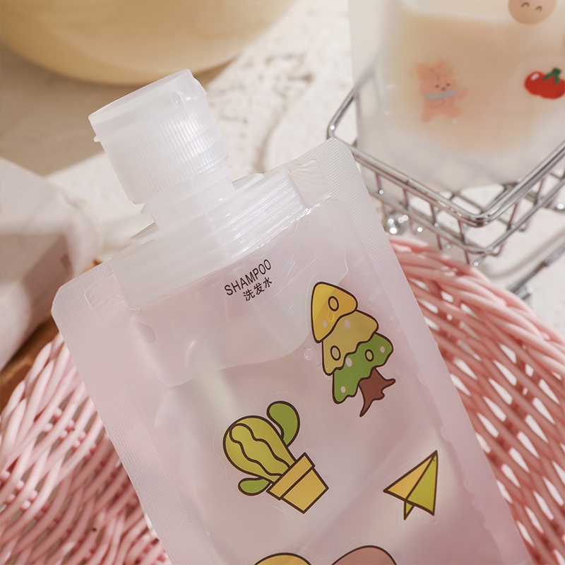 Túi đựng đồ trong suốt nhỏ gọn tiện lợi cho du lịch 30/50/100ml