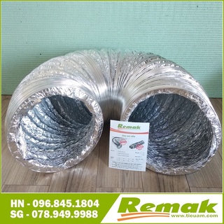 Ống bạc mềm d250 Thông gió Ống dẫn không bảo ôn chính hãng REMAK