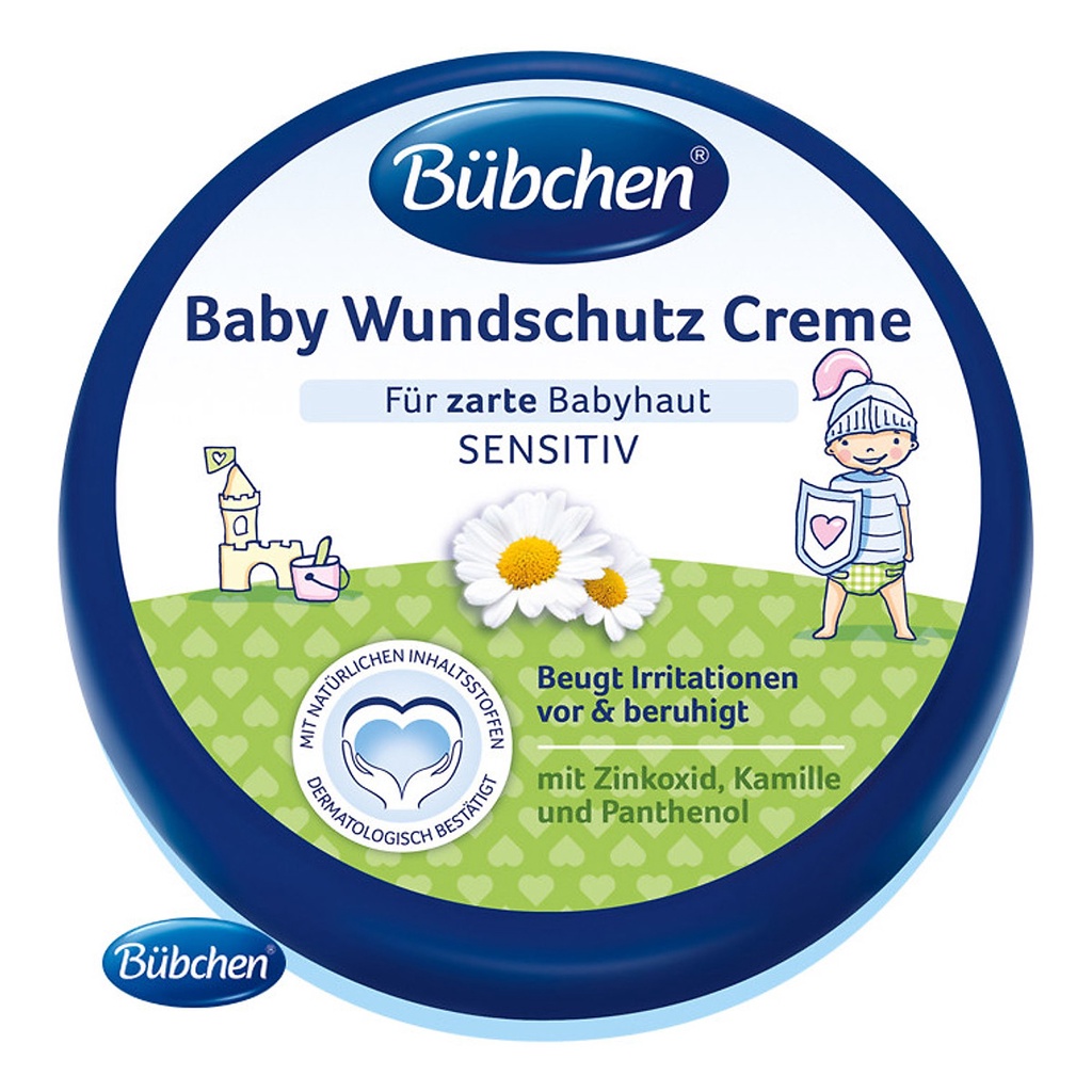 Kem Nẻ cho bé Bubchen Soft Creme Đức Cho bé từ sơ sinh dưỡng ẩm ngăn nẻ làm lành da bị tổn thương giúp da mịn màng