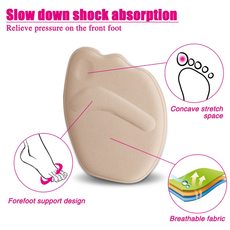 Miếng Lót Giày Cao Gót / Giày Cao Gót Giảm Đau Thoáng Khí Chống Trượt Dành Cho Nữ