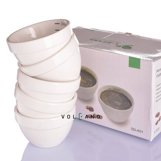 Volcano Chén sứ cupping cà phê