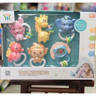[HPTOYS] Set 6 lục lạc gặm nướu cao cấp cho bé [ có ảnh thật ]