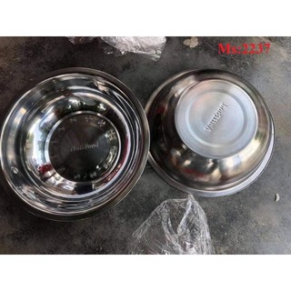 Set 2 thau Inox 30cm ( hàng km Nutifood)