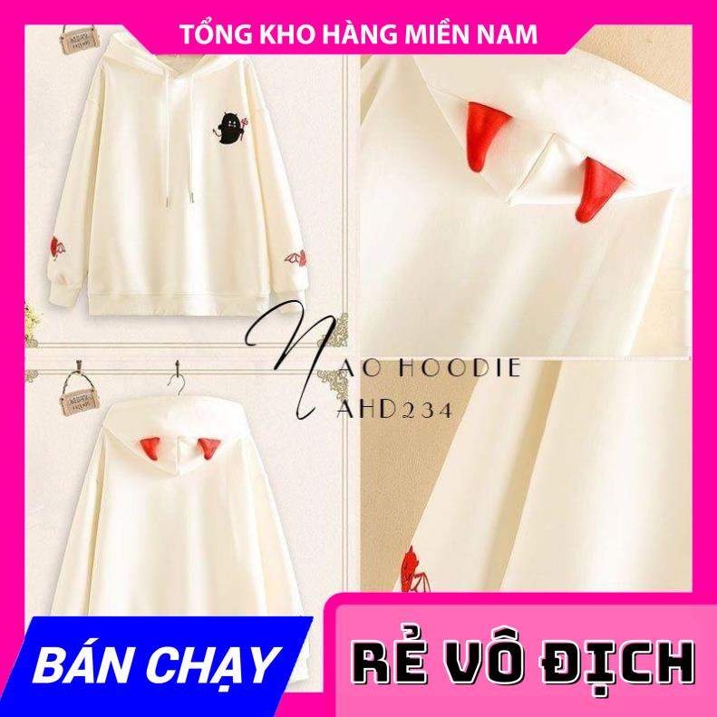 ÁO HOODIE NỈ THÊU HÌNH CHẤT NGẦU AHD234 ⚡ ÁO HOODIE UNISEX ⚡ẢNH THẬT⚡ ÁO NỈ CHUI  MY